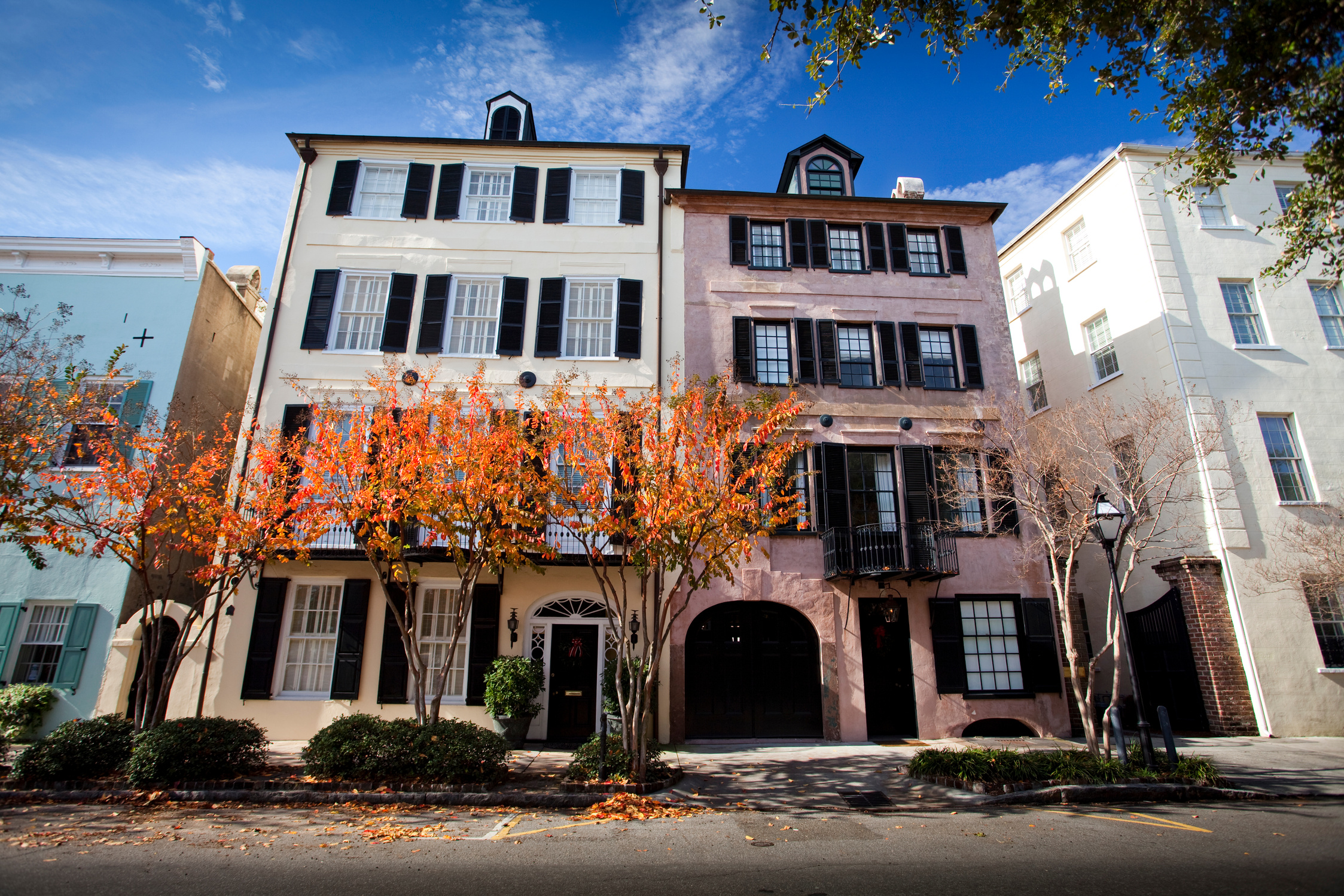 Charleston SC Rainbow Row